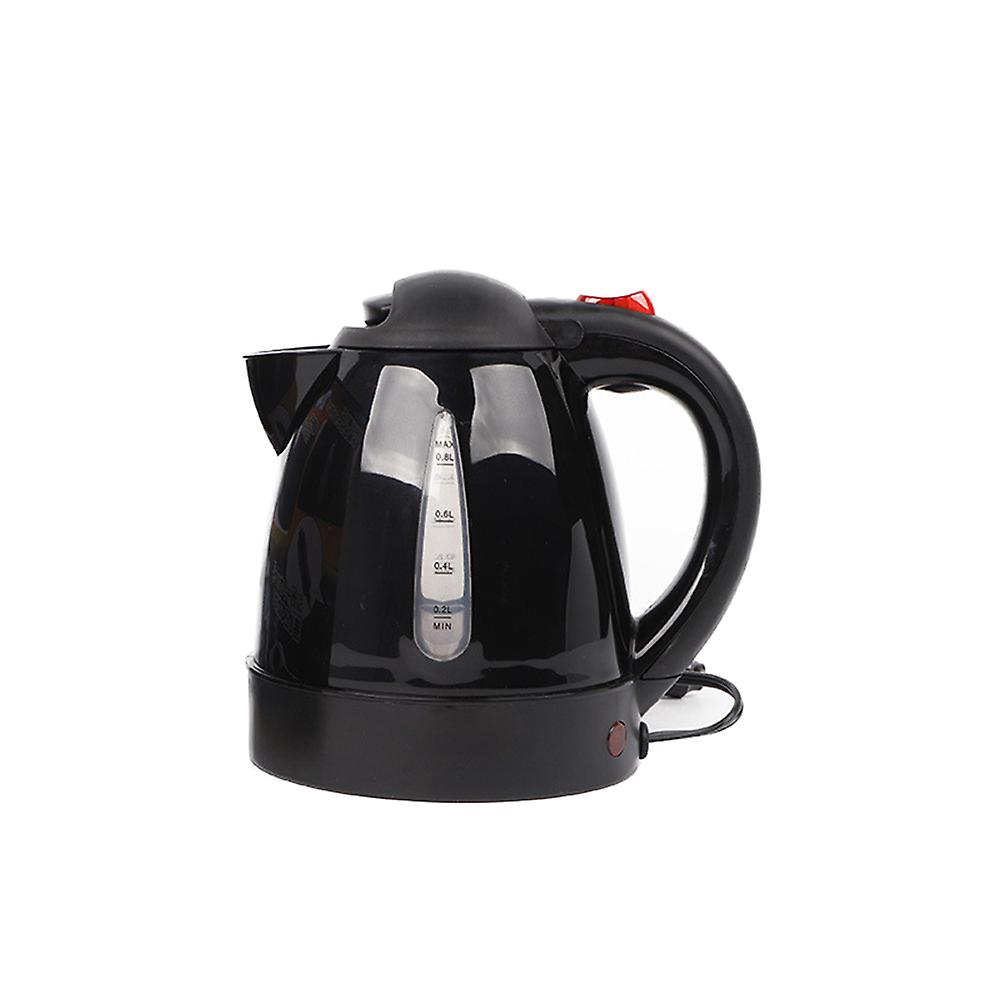 Car Electric Kettle 1l Stainless Steel Mini Heating Kettle One-hand Switch Fast Boiling For Travel Hot Water Tea And Coffee Boiled Eggs 12v 150w Gray