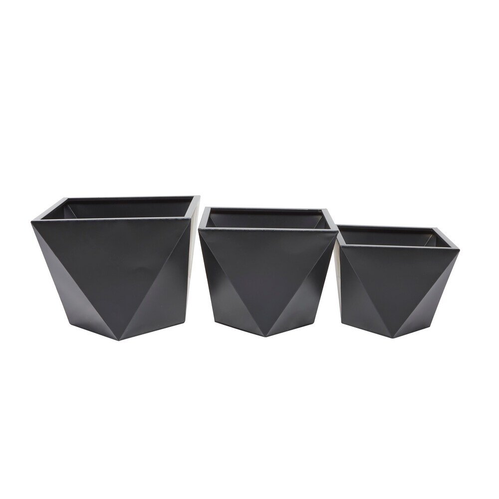 Metal Modern Planters (Set of 3)   S/3 18\