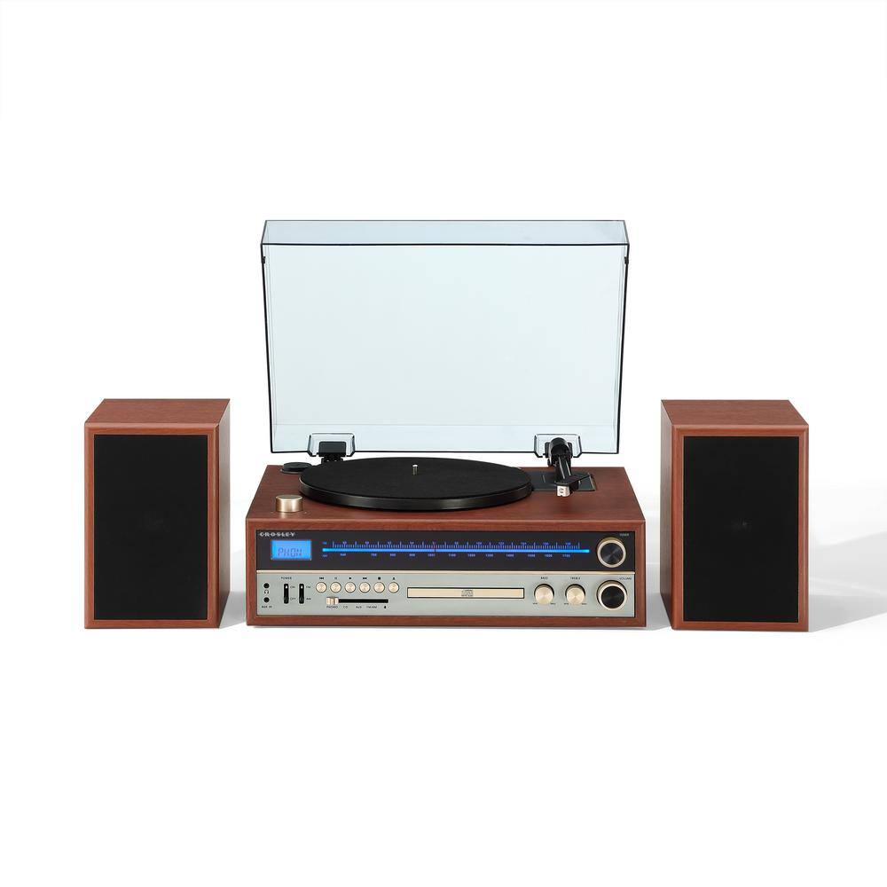 Crosley 1975T Shelf System in Walnut CR6038B-WA