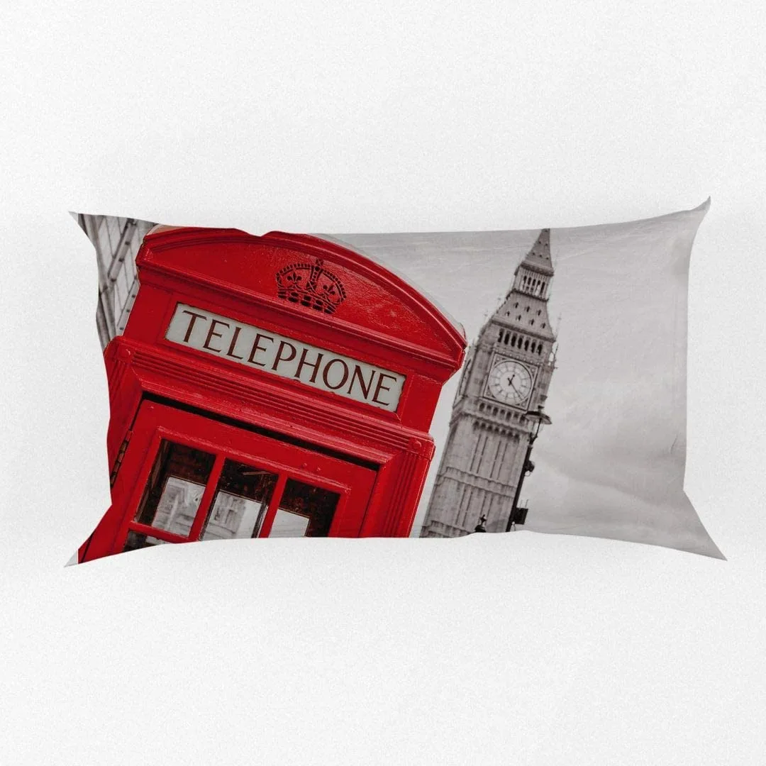 Duvet Cover Set Soft London Themed Comforter Cover Set 3 Pieces