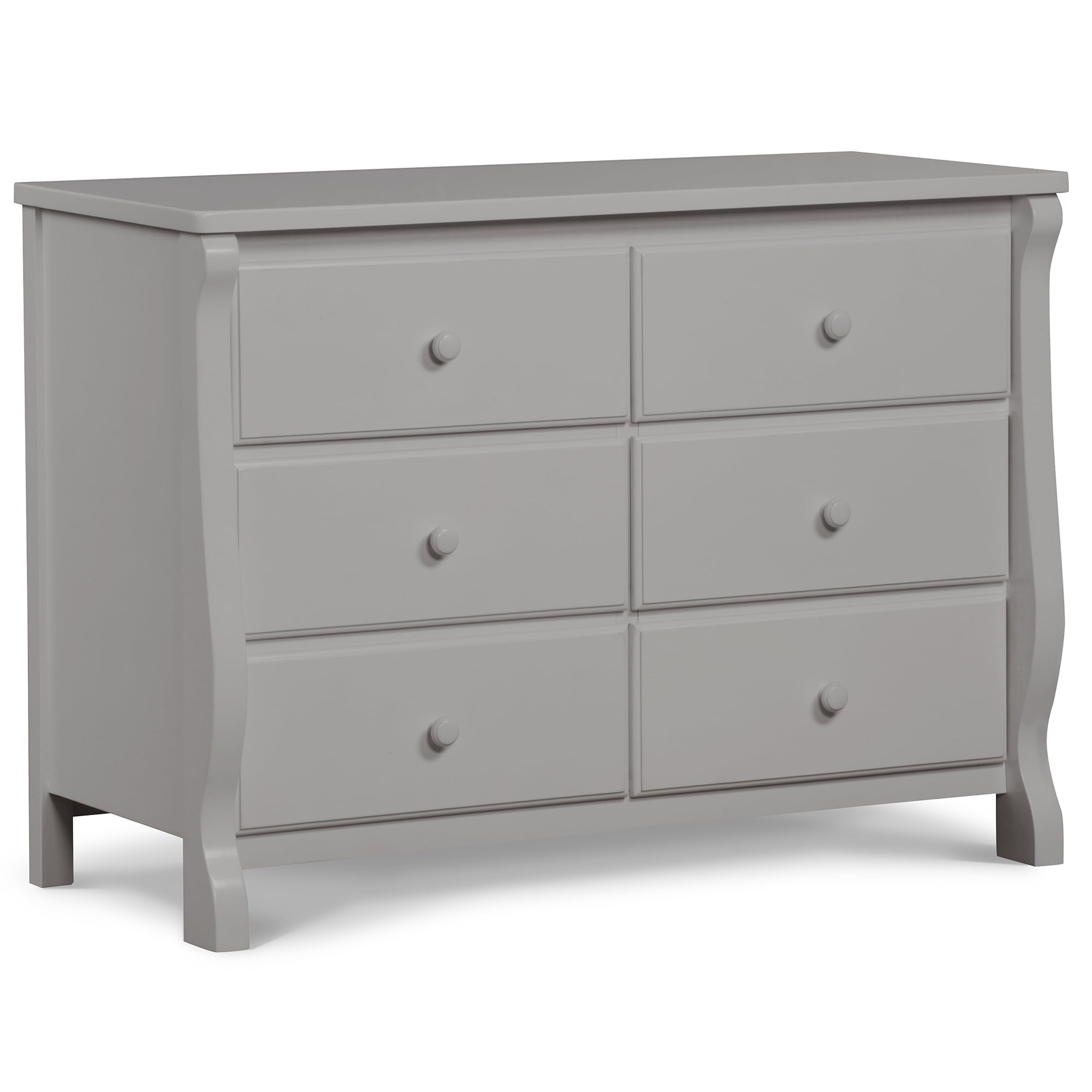 Delta Children 6 Drawer Dresser, Grey