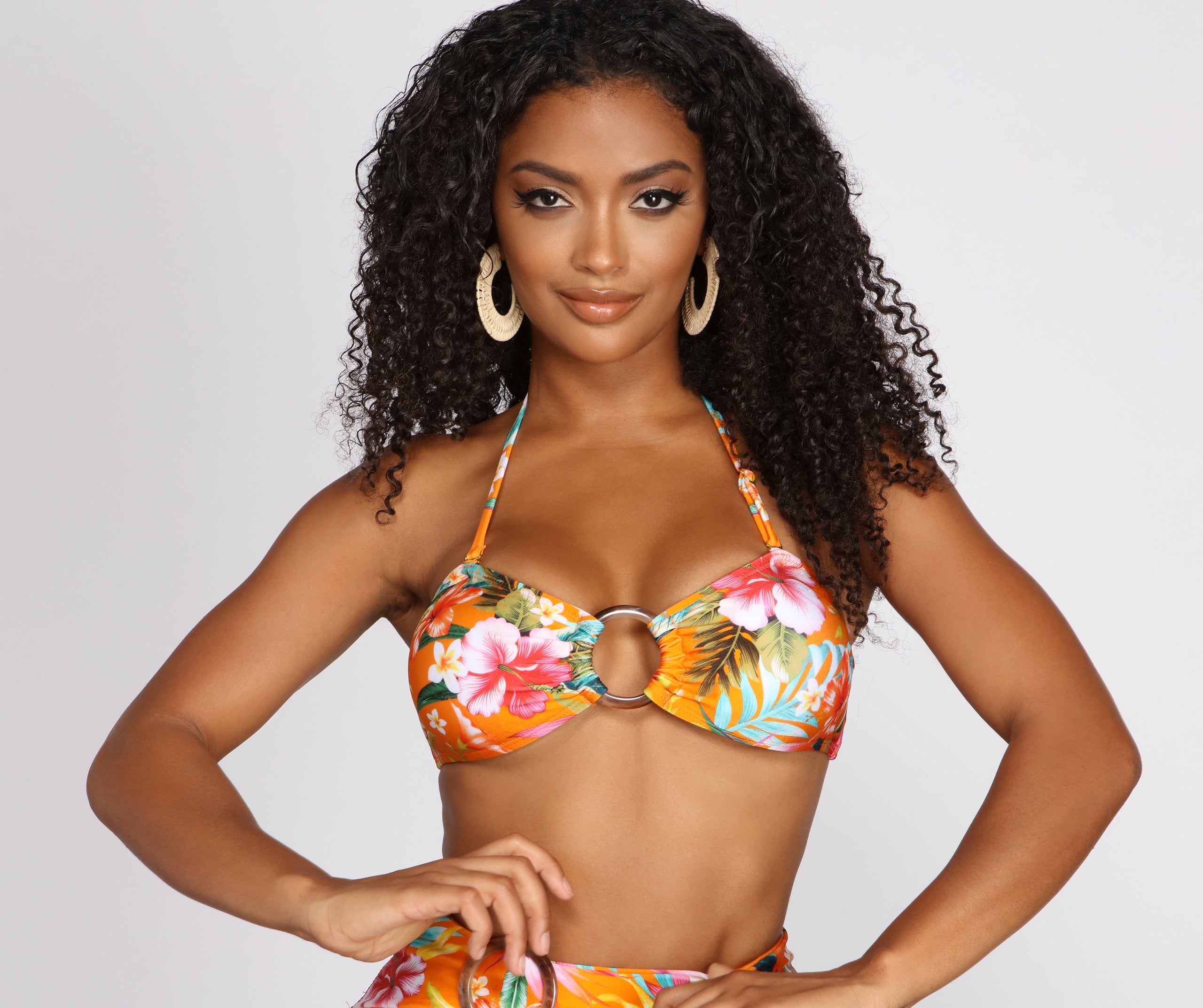 Tiki Tropic Queen Swim Top