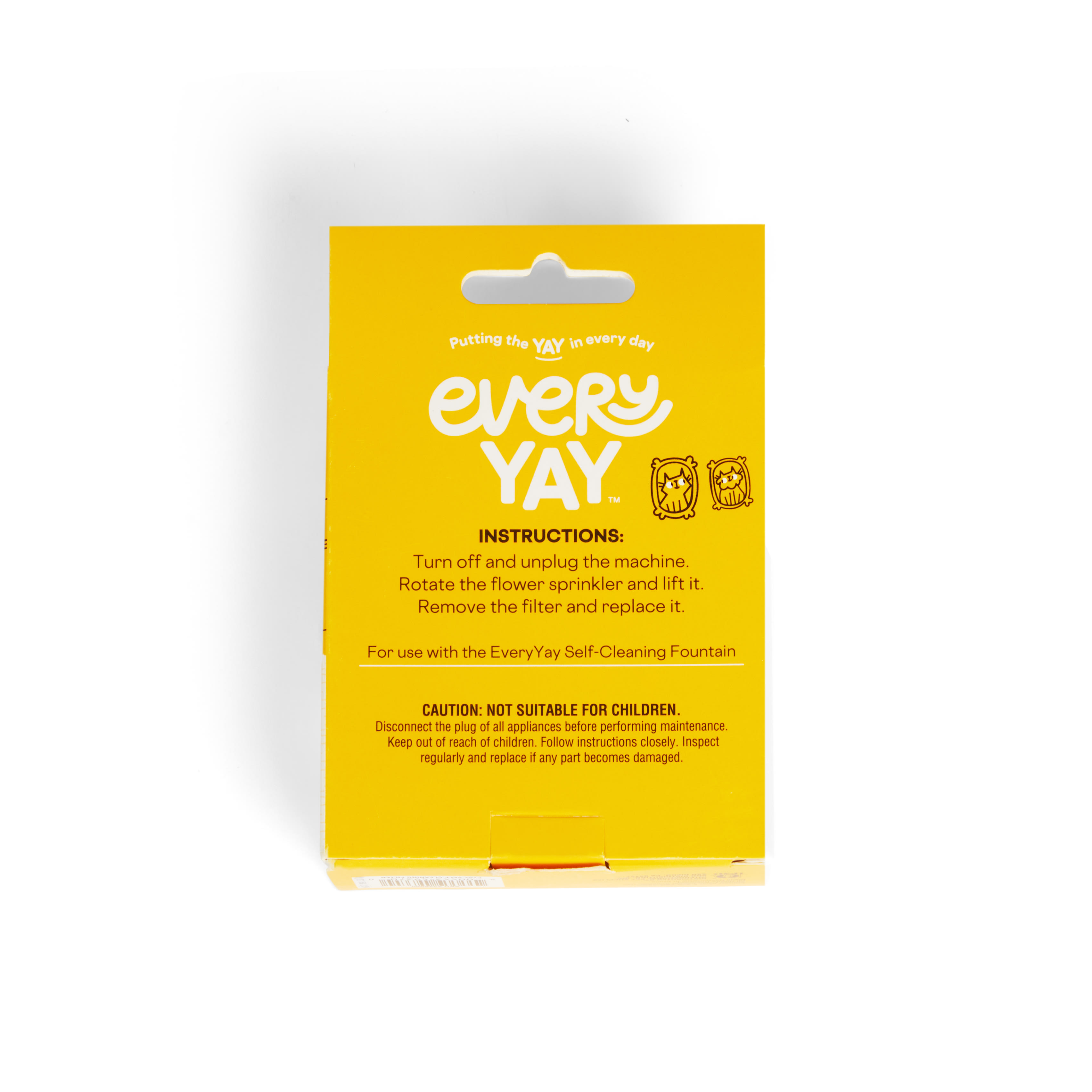 EveryYay Get Fresh Self-Cleaning Fountain Replacement Filters for Cats