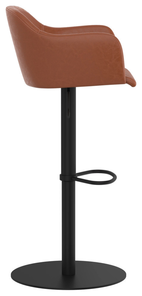 Hensley Adjustable Stool   Industrial   Bar Stools And Counter Stools   by Sunpan Modern Home  Houzz