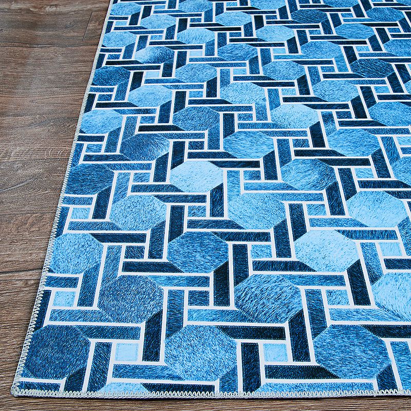 Couristan Prairie Solstice Marine Blue Area Rug