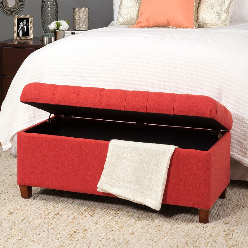 HomePop Tufted Storage Bench