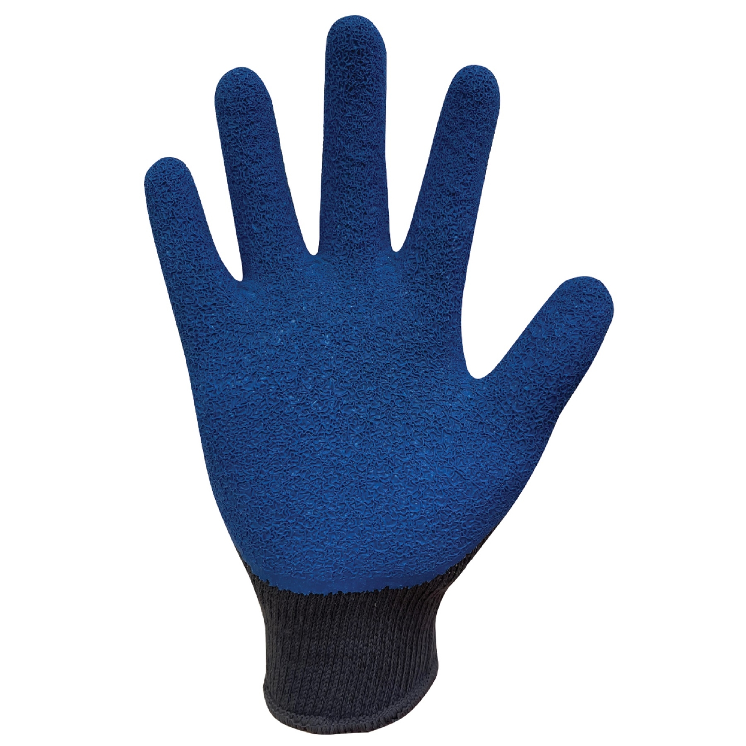 Ace Men\u0027s Indoor/Outdoor Coated Work Gloves Blue/Gray XL 1 pair