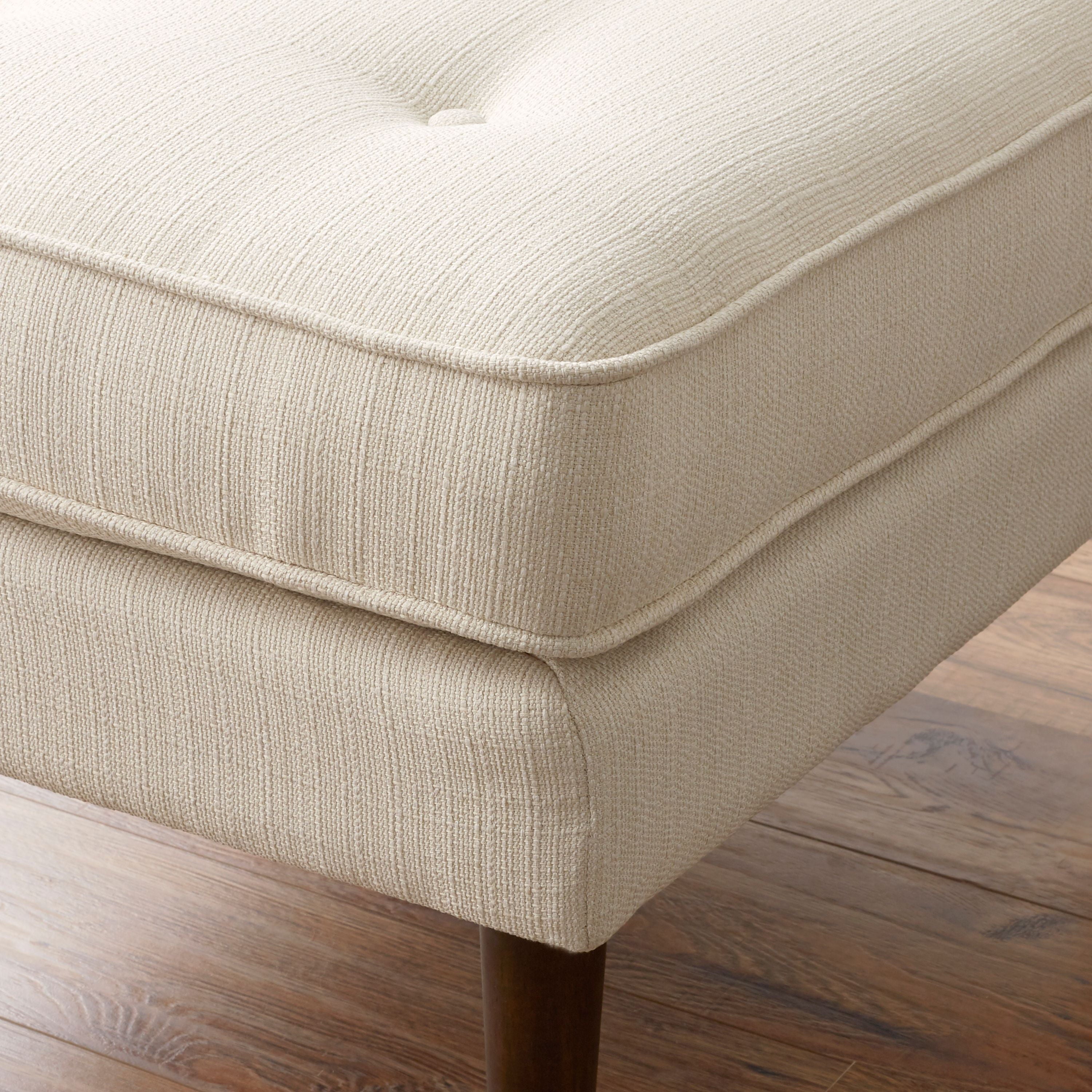 Better Homes & Gardens Colton Upholstered Bench, Cream