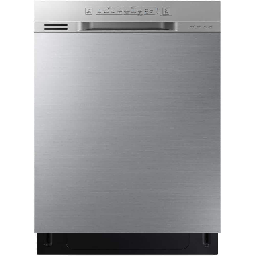  24 in Front Control Dishwasher in Stainless Steel with 3rd Rack 51 dBA