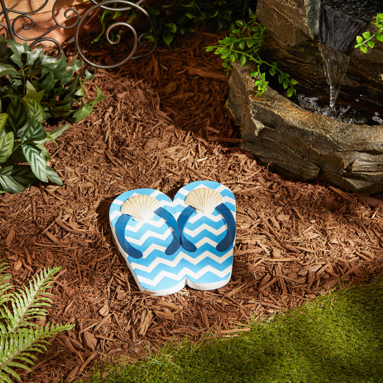 Flip Flops Decorative Stepping Stone