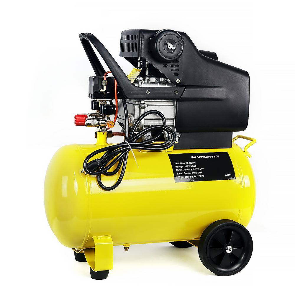 Stark 10 Gal. 3.5 HP 125 PSI2 Corded Electric Air Compressor 65151-H1