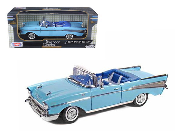 Motormax 1957 Chevrolet Bel Air Convertible Light ...