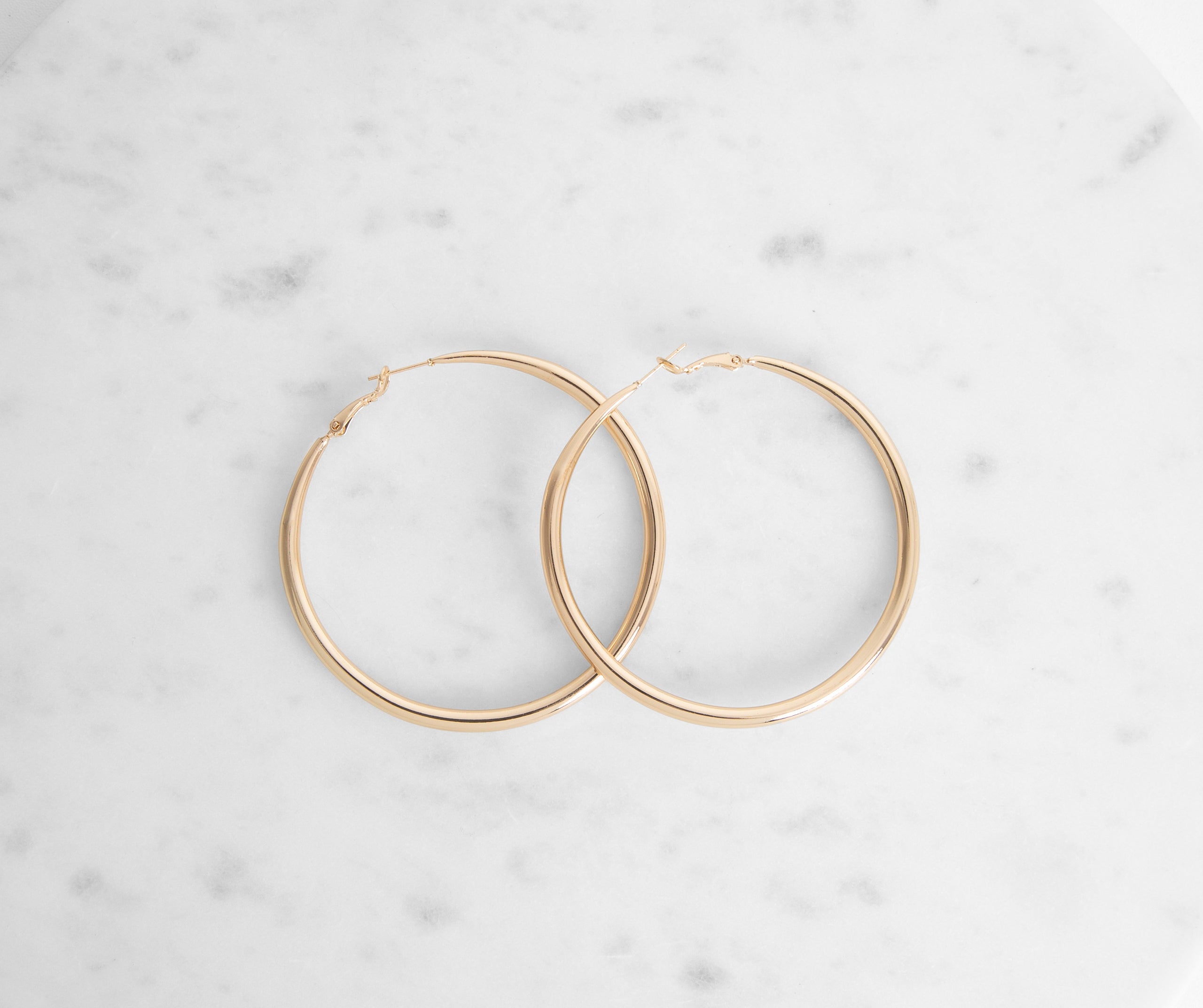 Keep It Sleek Tube Hoop Earrings