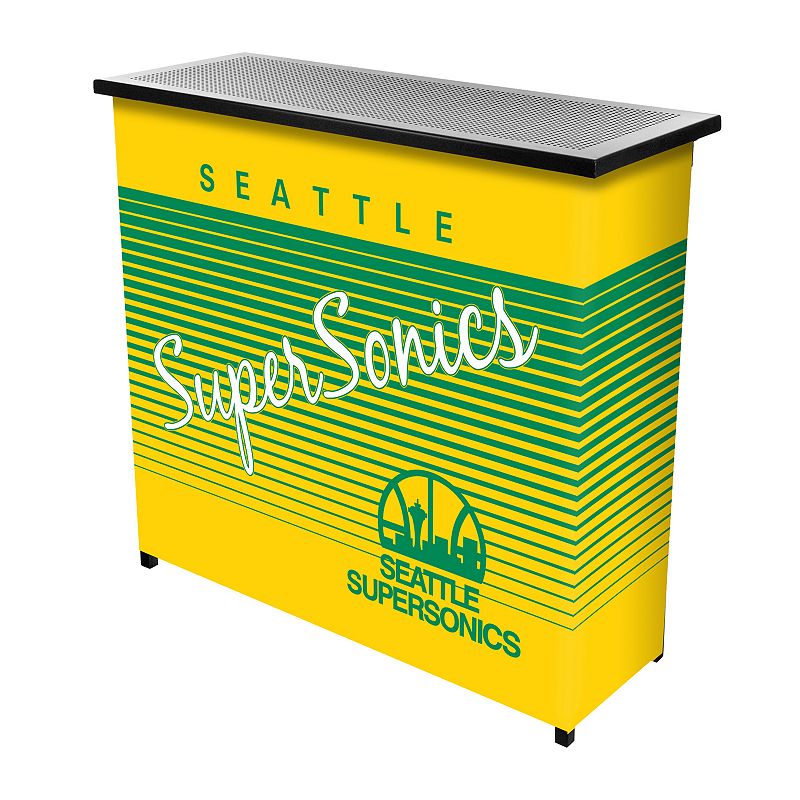 Seattle Super Sonics Hardwood Classics 2-Shelf Portable Bar with Case