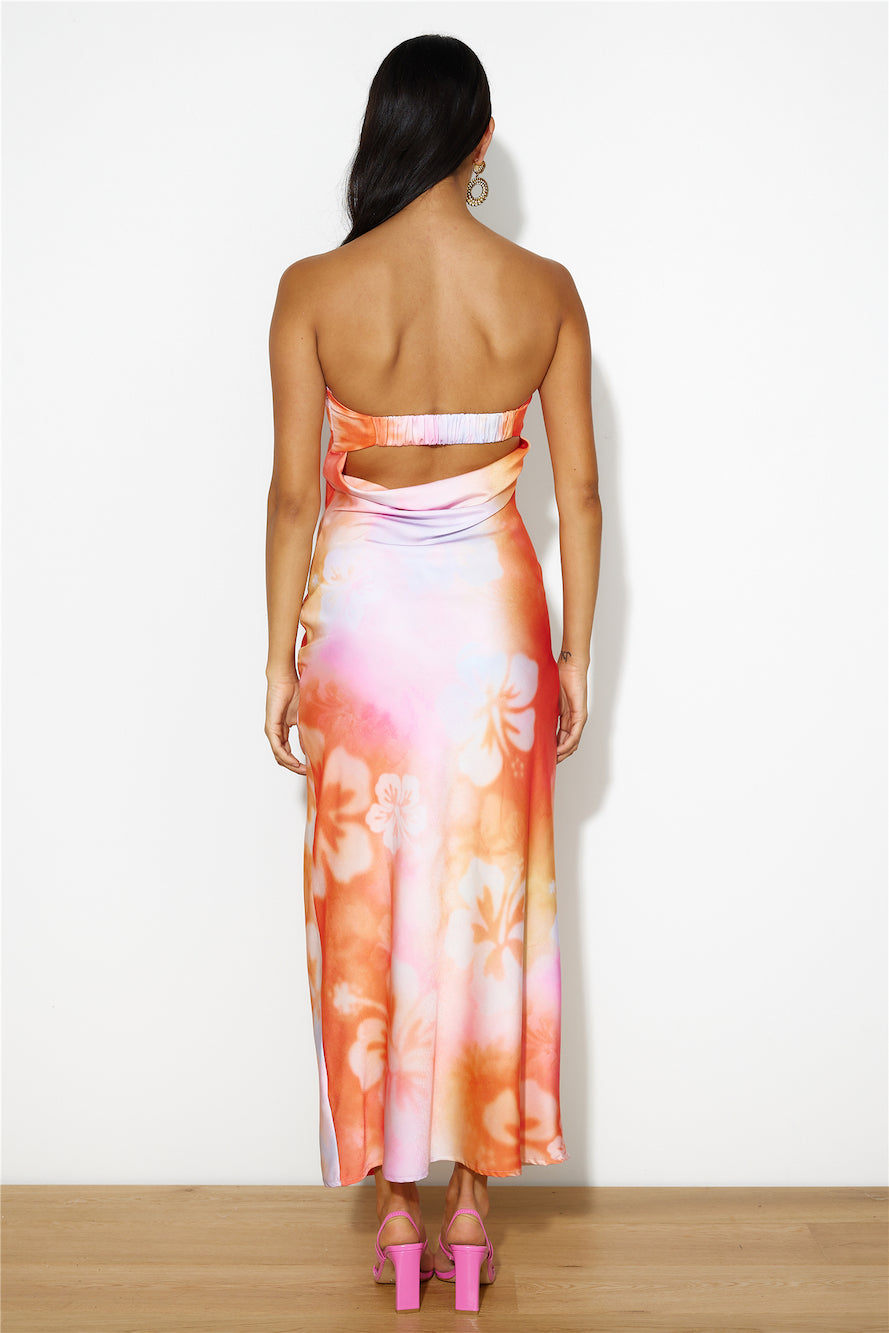 Highway To Heaven Maxi Dress Orange