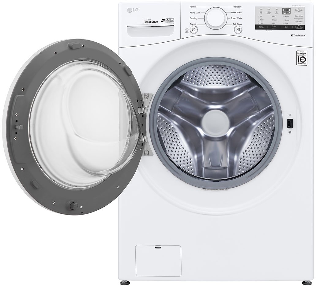 LG Ultra Large Front Load Washer - 4.5 cu. ft. White