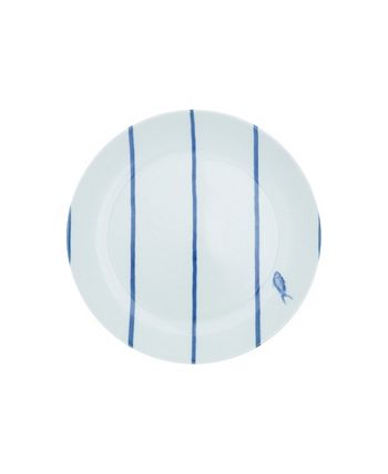 Porland Marine Blue 6-Piece Cake Plate Set