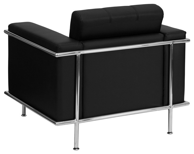 Black Reception Chair   Modern   Armchairs And Accent Chairs   by XOMART  Houzz