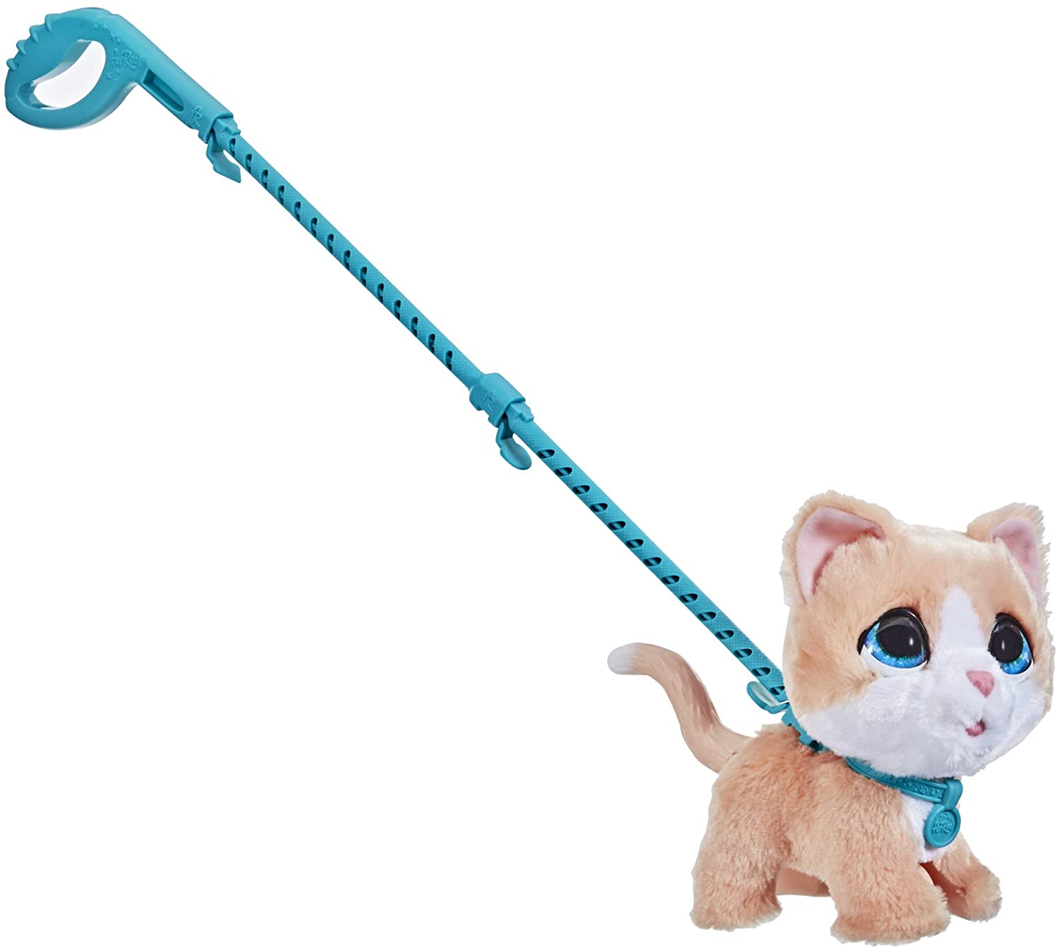 FurReal Walkalots Big Wags Interactive Kitty Toy， Fun Pet Sounds and Bouncy Walk， Ages 4 and up (F1998)