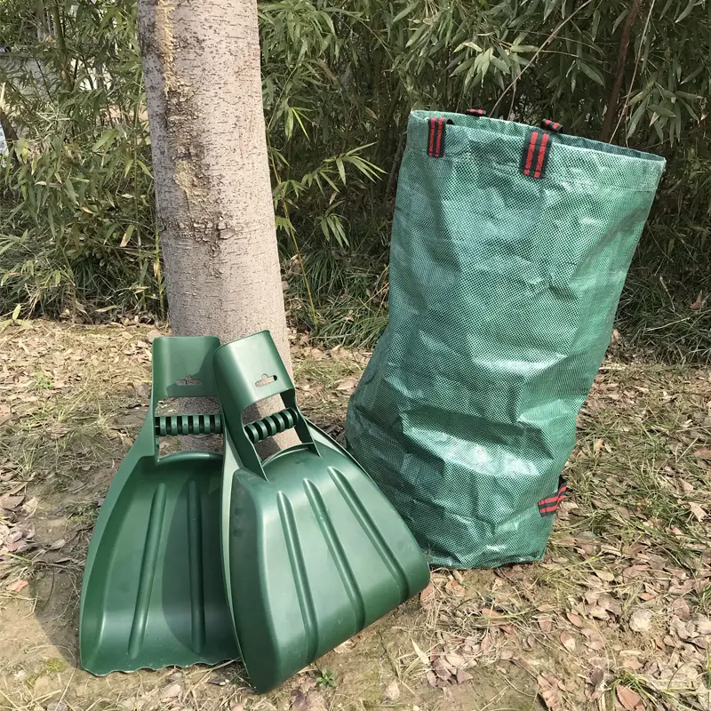 Garden hand tools leaf rake grabber grass cleaning machine garden collector Pair of Leaf Grabber Hands Leaf Collector