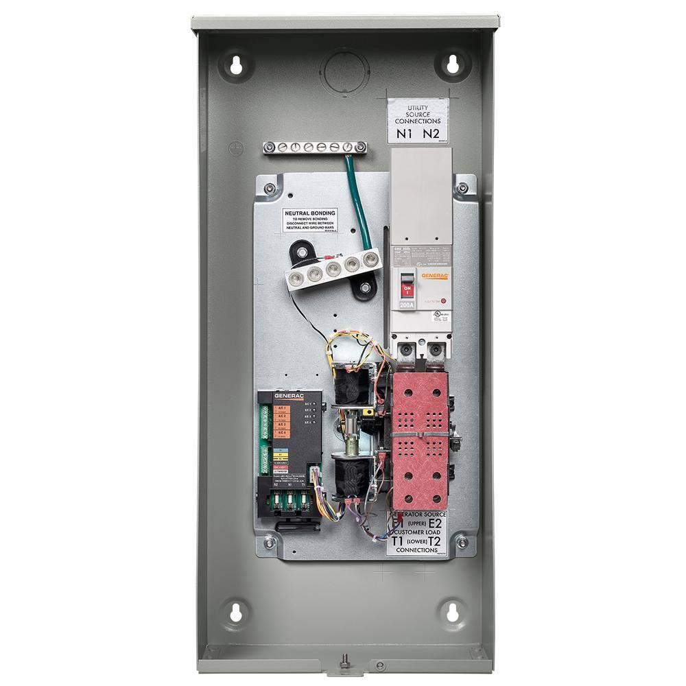 Generac 200-Amp Service Rate Whole House Transfer Switch RXSW200A3