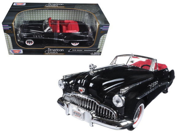 Motormax 73116AC BK  1949 Buick Roadmaster Black w...