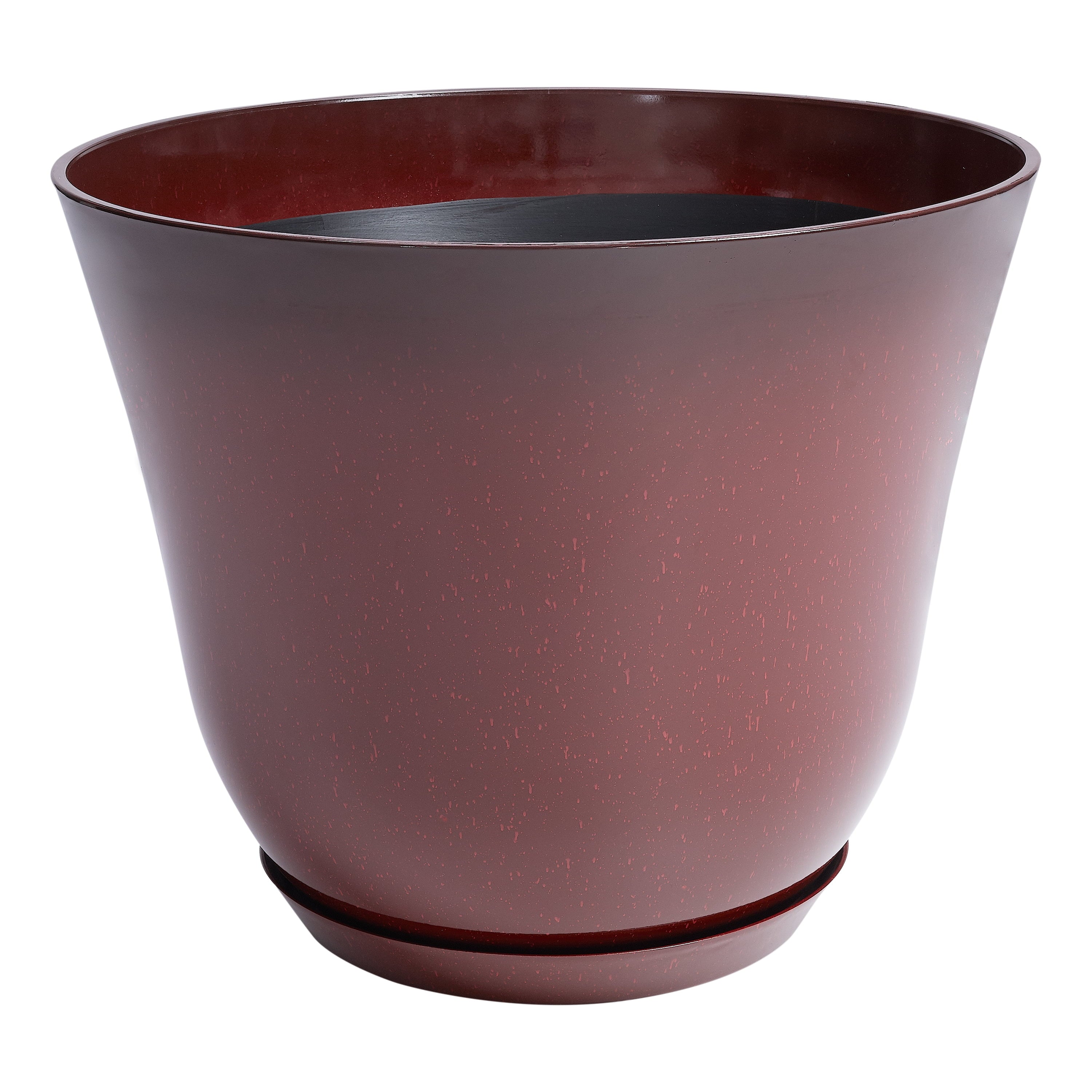 Better Homes & Gardens 22in Arnette Red Plastic Planter