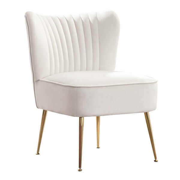 Haven Contemporary Velvet Upholstered Accent Chair