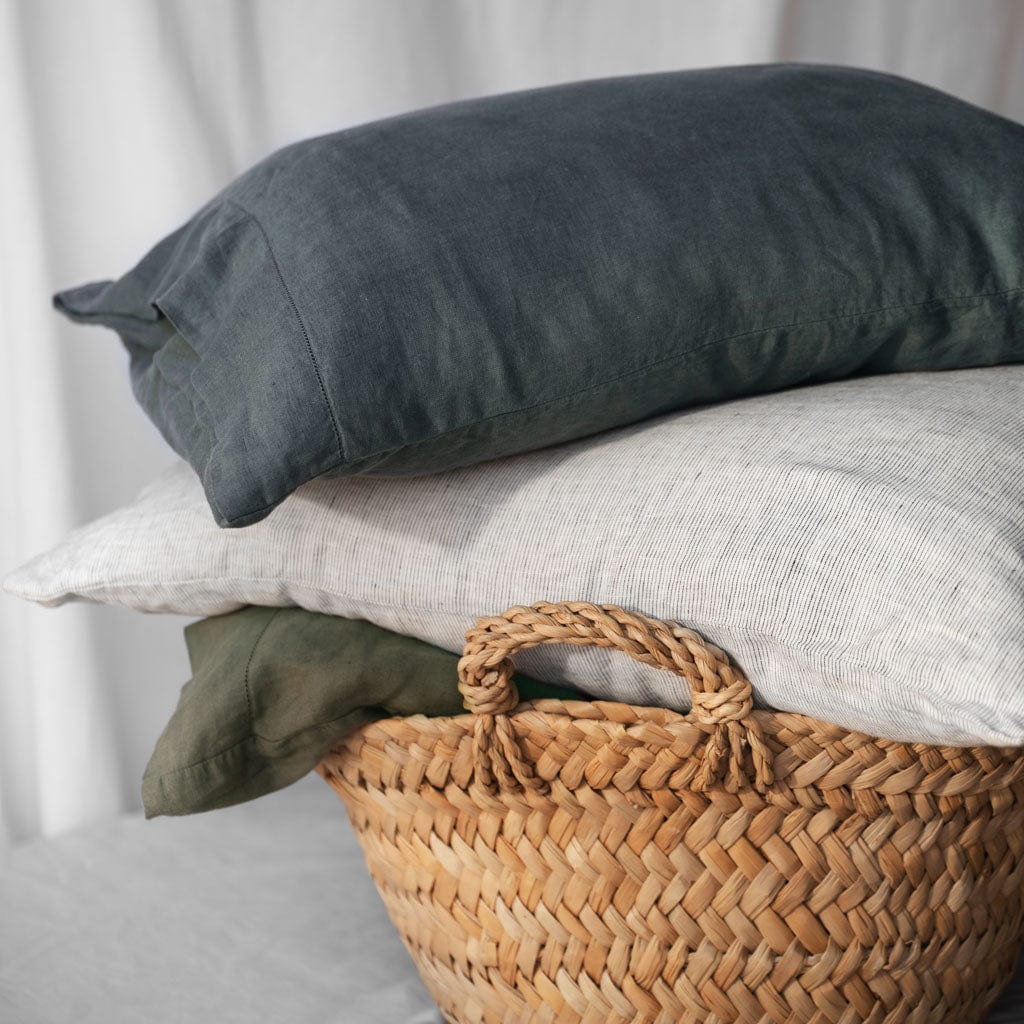 Stonewashed Linen Pillowcases