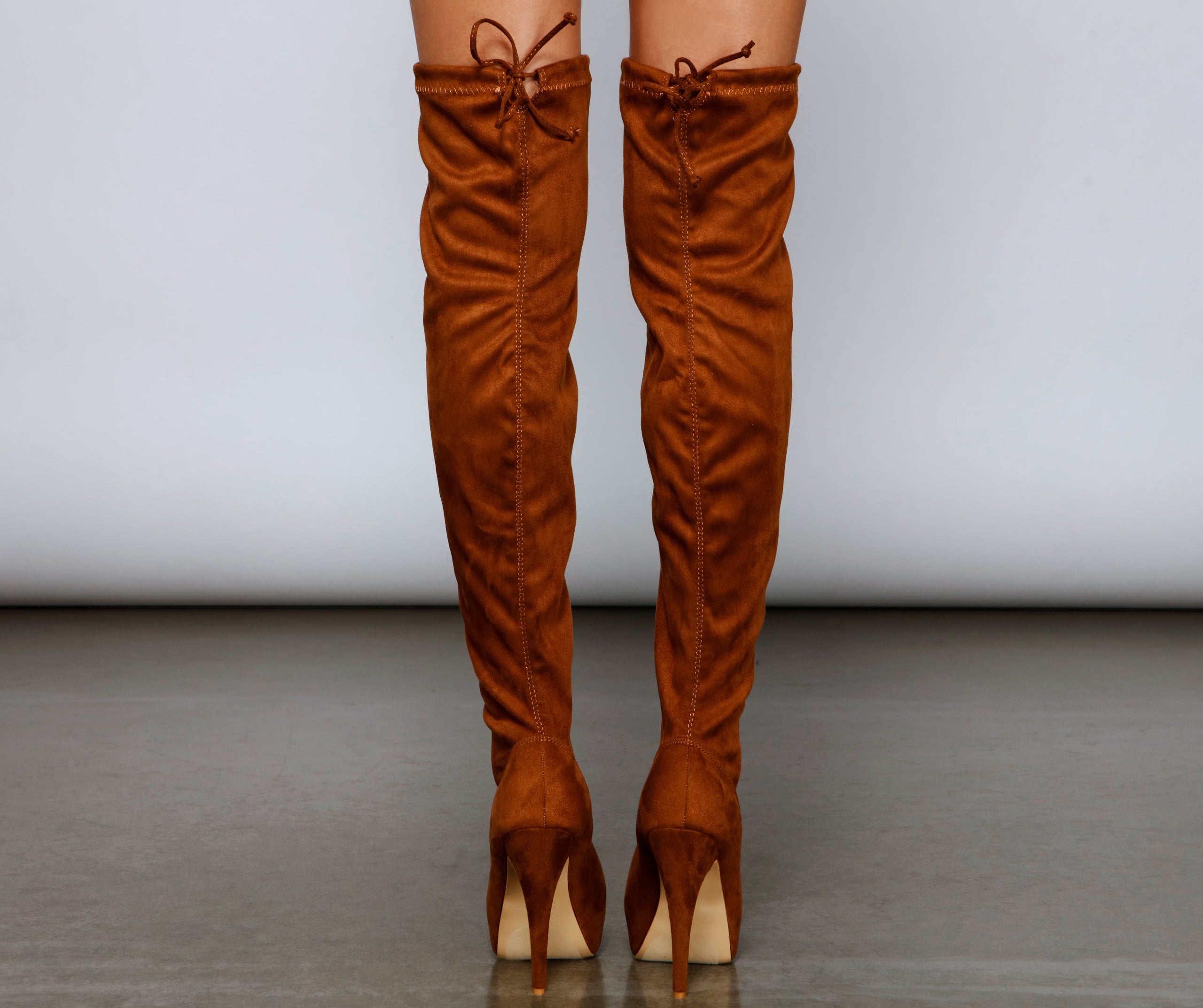 Fall Vibes Over-The-Knee Stiletto Boots