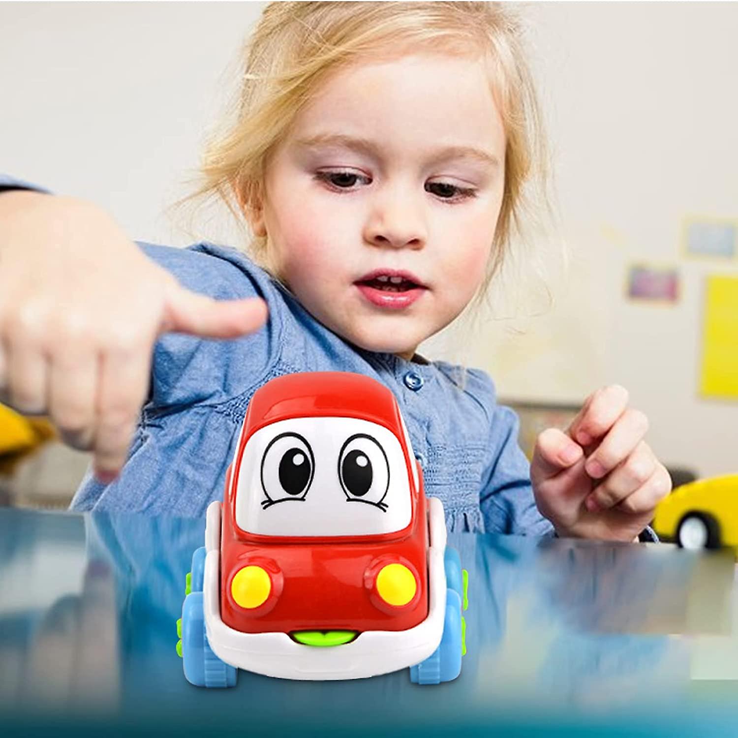 Baicccf Mini Baby Kids Cartoon Cute Forward Movement Engineering Car Educational Toys Activities For Kids Big Magnetic Cubes