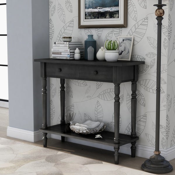 Furniture of America Jeln Traditional 38-inch 1-shelf Console Table