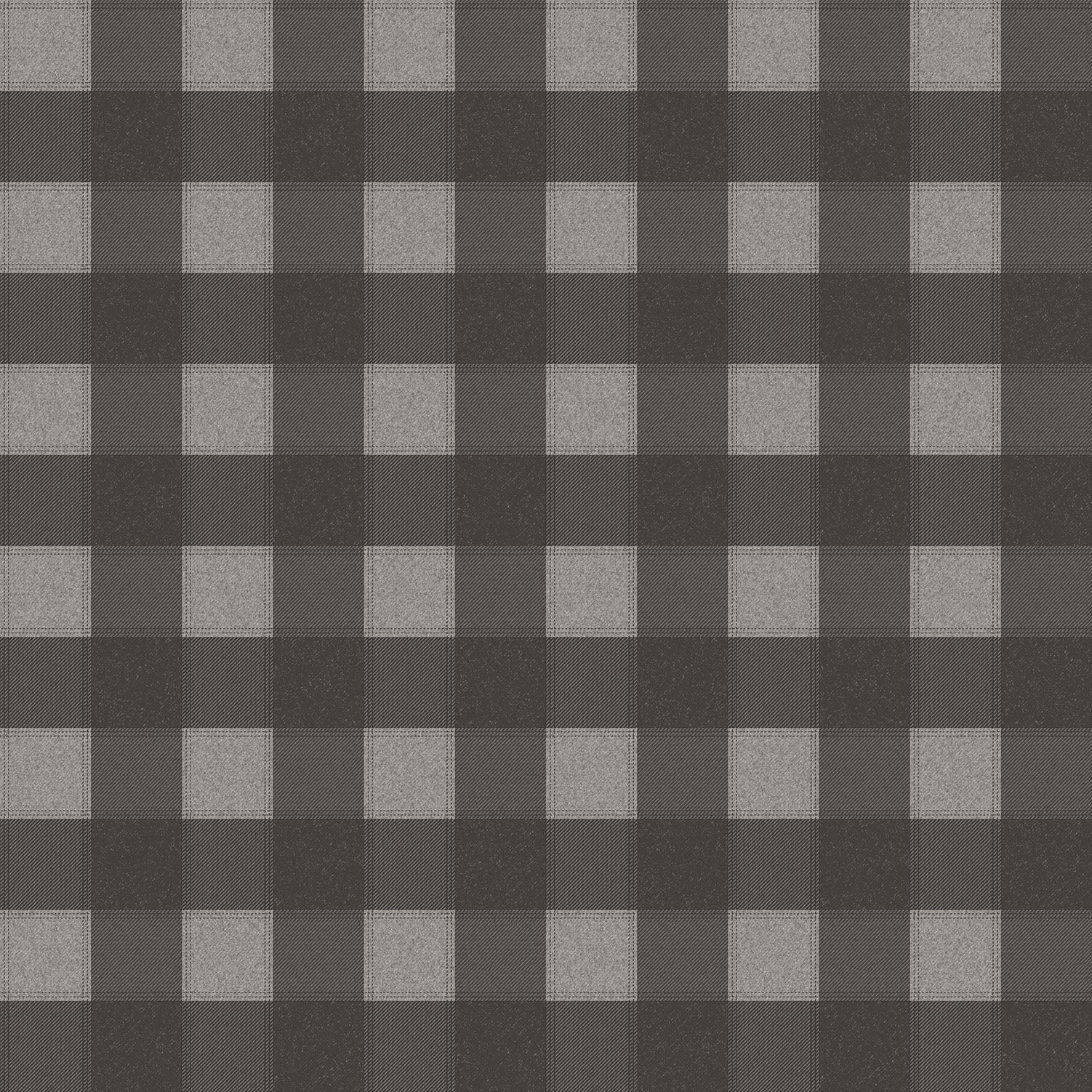 Cowboy Check Black Wallpaper from the Global Fusion Collection