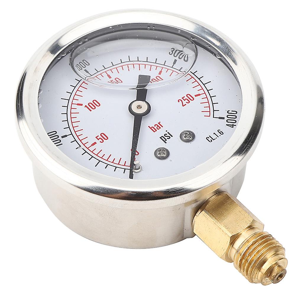 Ts Pgg604-250bar 1/4bsp Y60 Radial Oil Filled Pressure Gauge Pressure Measurement Tool