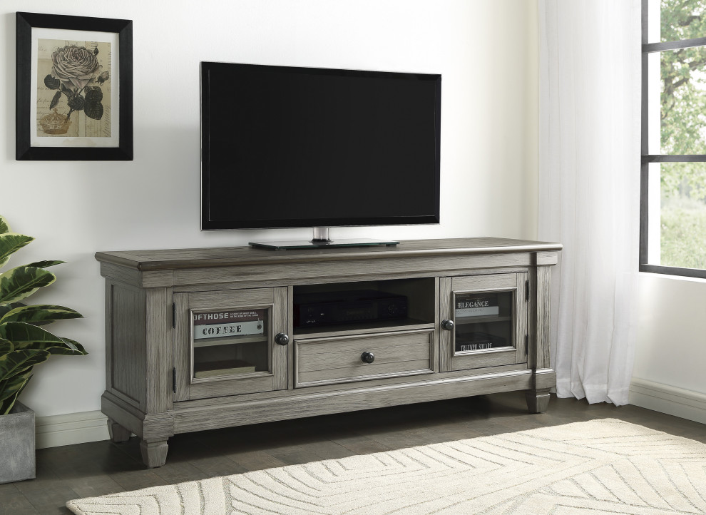 Lark Media Collection   Farmhouse   Entertainment Centers And Tv Stands   by Lexicon Home  Houzz