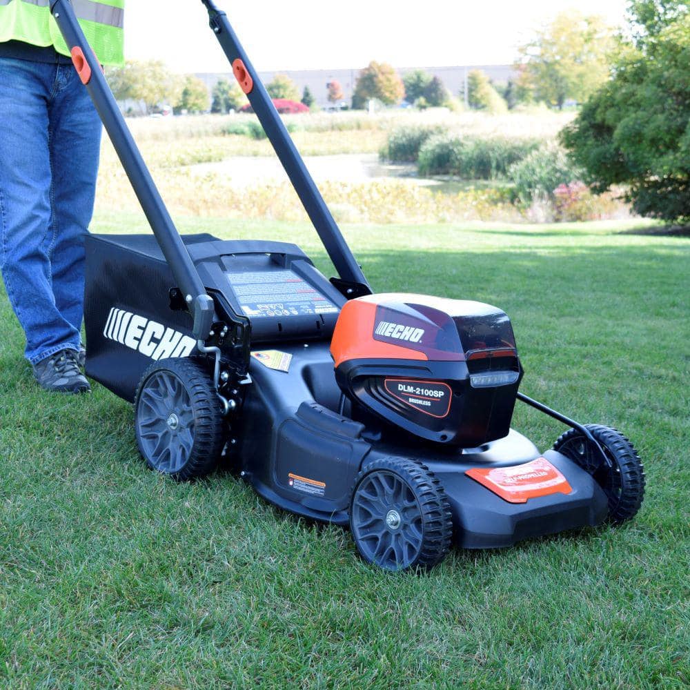 ECHO eFORCE 56Volt 21 in Cordless Battery Walk Behind SelfPropelled Lawn Mower