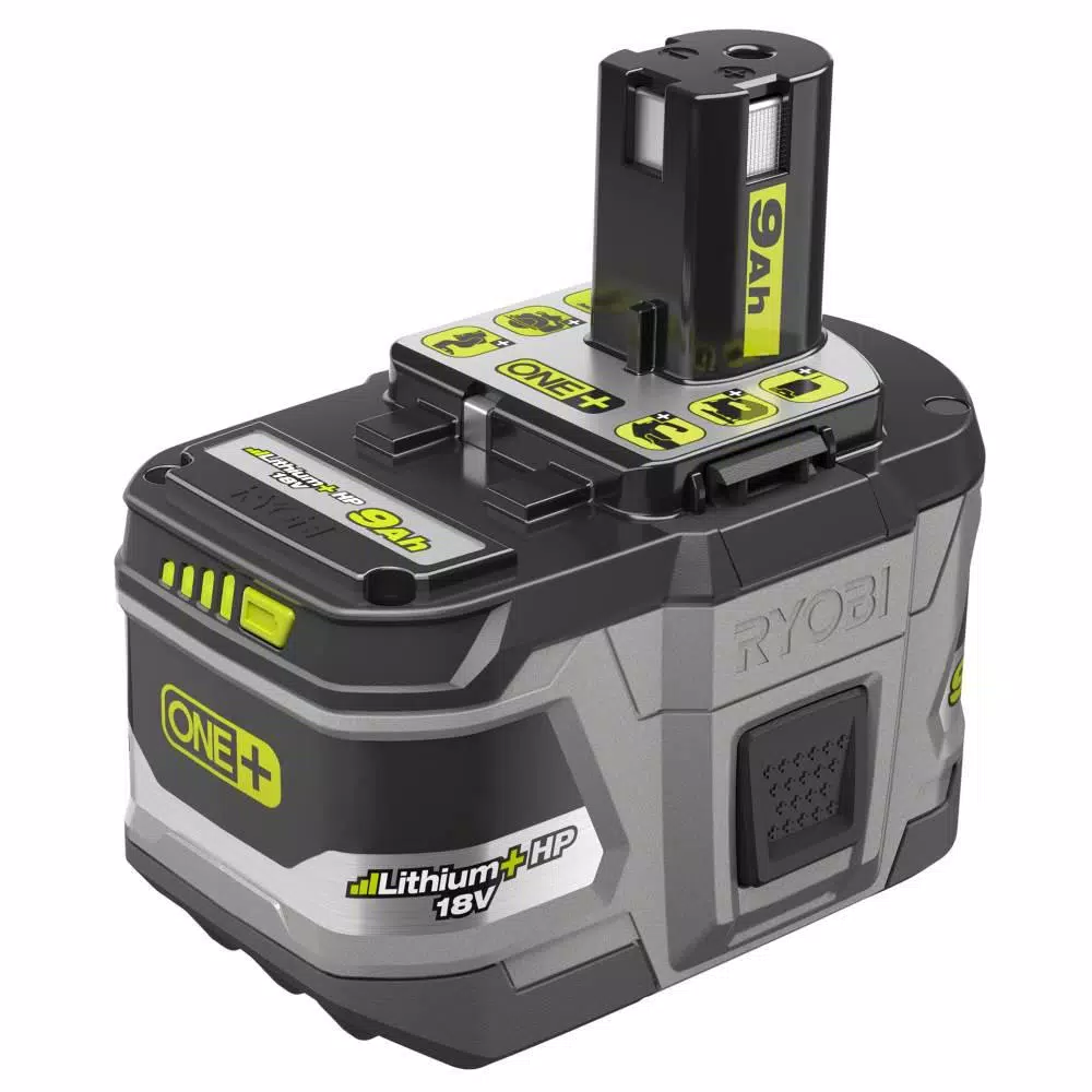 RYOBI 18-Volt ONE+ Lithium-Ion 9.0 Ah LITHIUM+ HP High Capacity Battery and#8211; XDC Depot