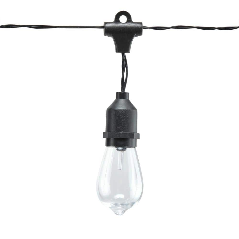 Alpine Corporation 93 in. Long 10 Edison Bulb String Lights with Timer EUT150-10-TM