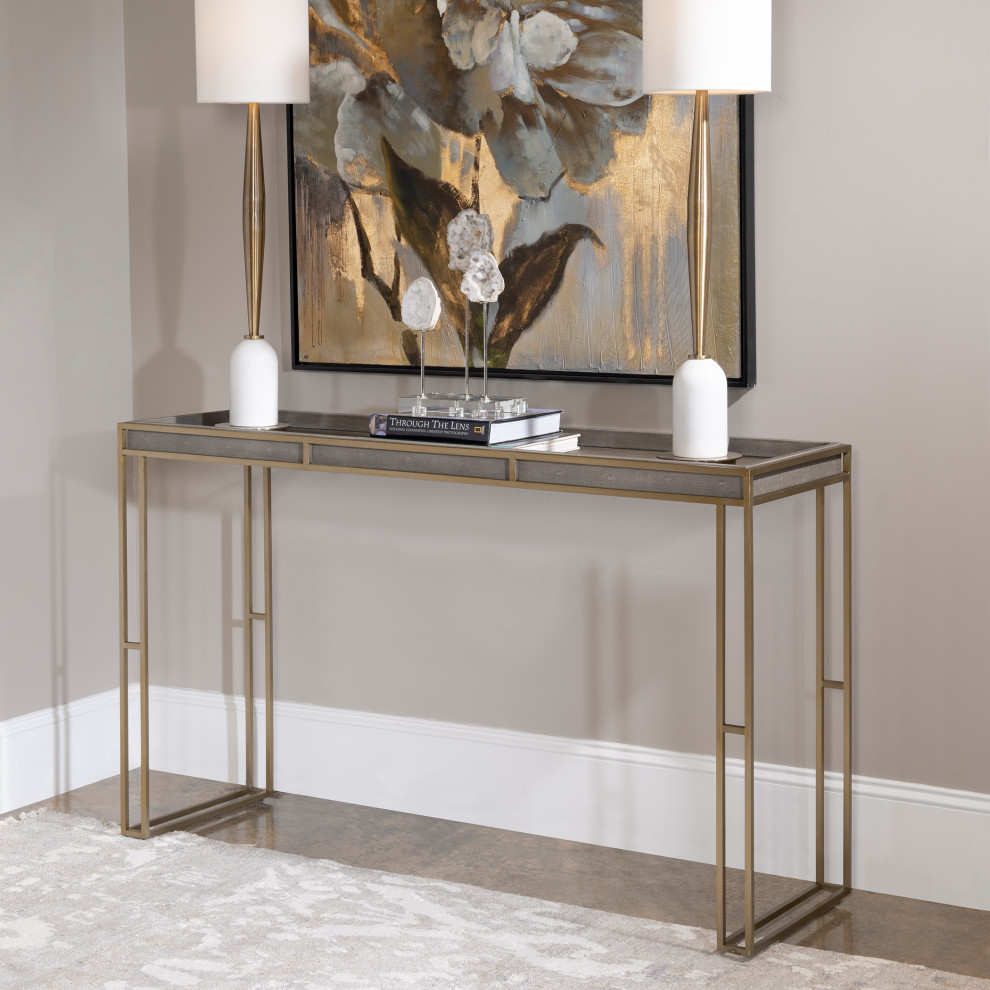 Cardew Modern Console Table   Contemporary   Console Tables   by Ownax  Houzz