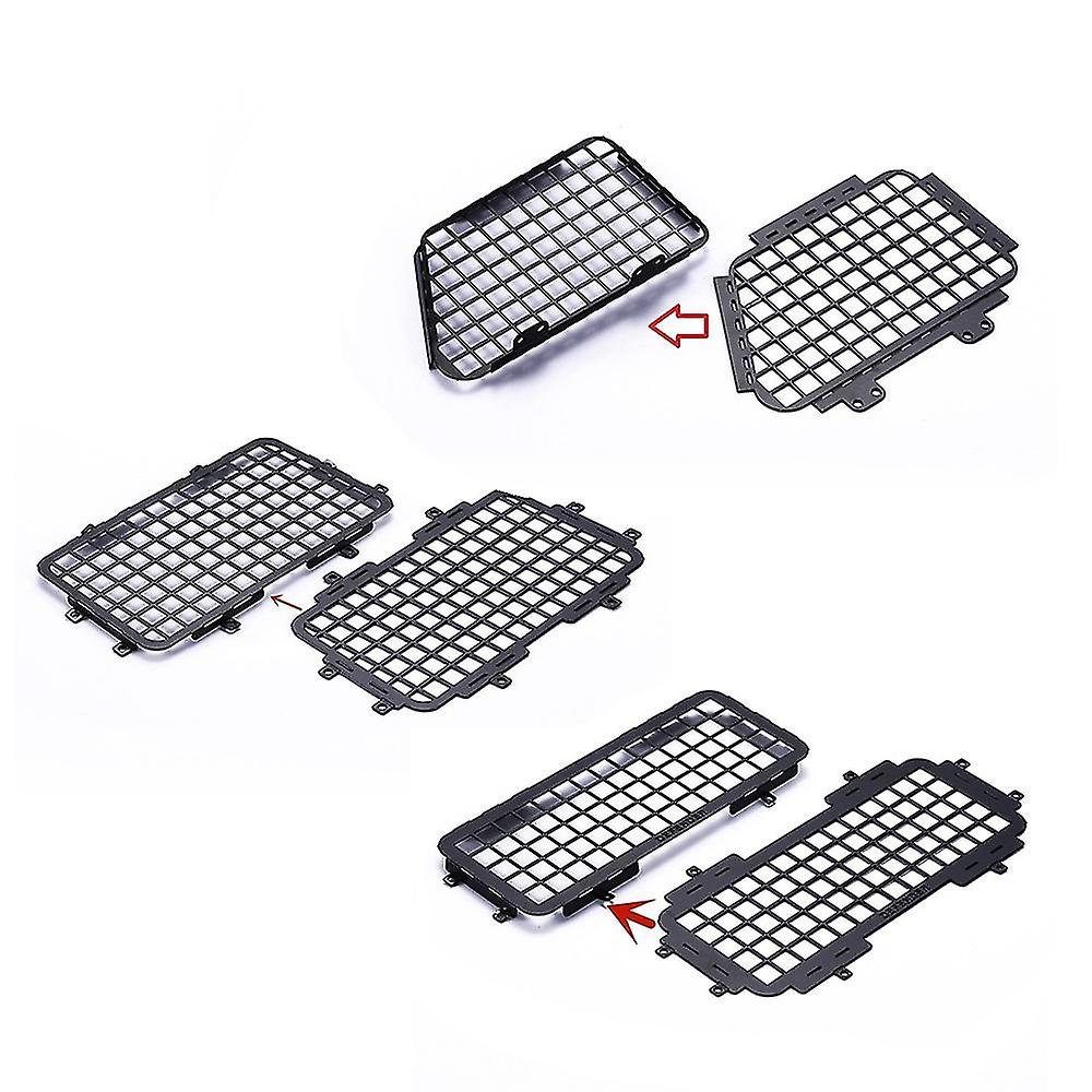 For Mn D90 Mn-90 D99s Mn99s Metal Stereoscopic Window Mesh Protective Net 1/12 Rc Car Upgrade Parts