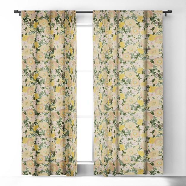 1pc Blackout Window Curtain Panel Deny Designs