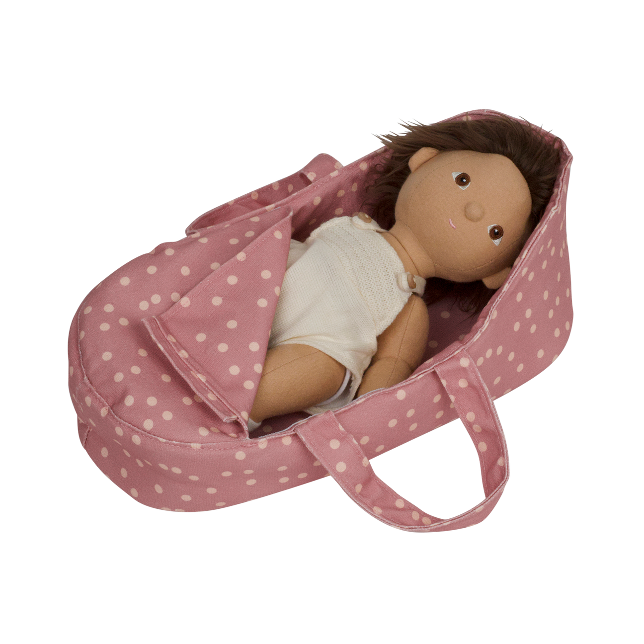 Dinkum Doll Carry Cot - Polka Dot by Olli Ella