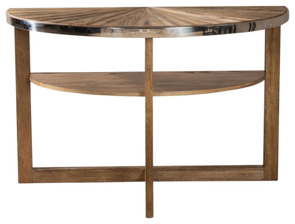 Omega demilune sofa table   Contemporary   Accent Chests And Cabinets   by BisonOffice  Houzz