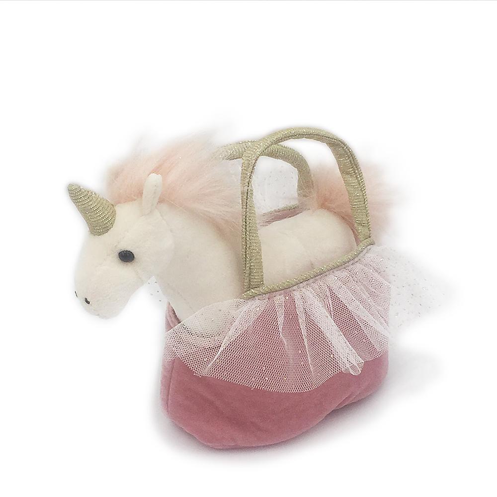 Ophelia the Unicorn in Purse by Mon Ami