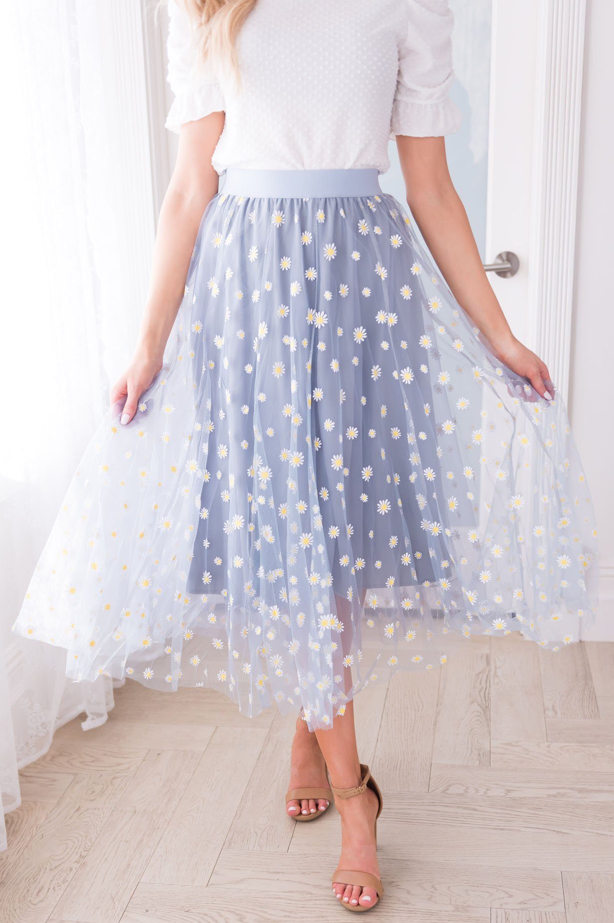 Crazy Daisy Modest Tulle Skirt