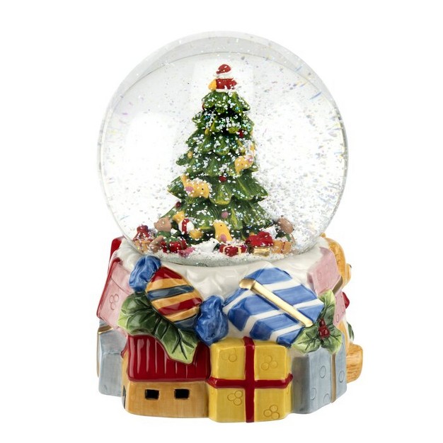 Musical 250th Anniversary Snow Globe deck The Halls 6 5 Inch