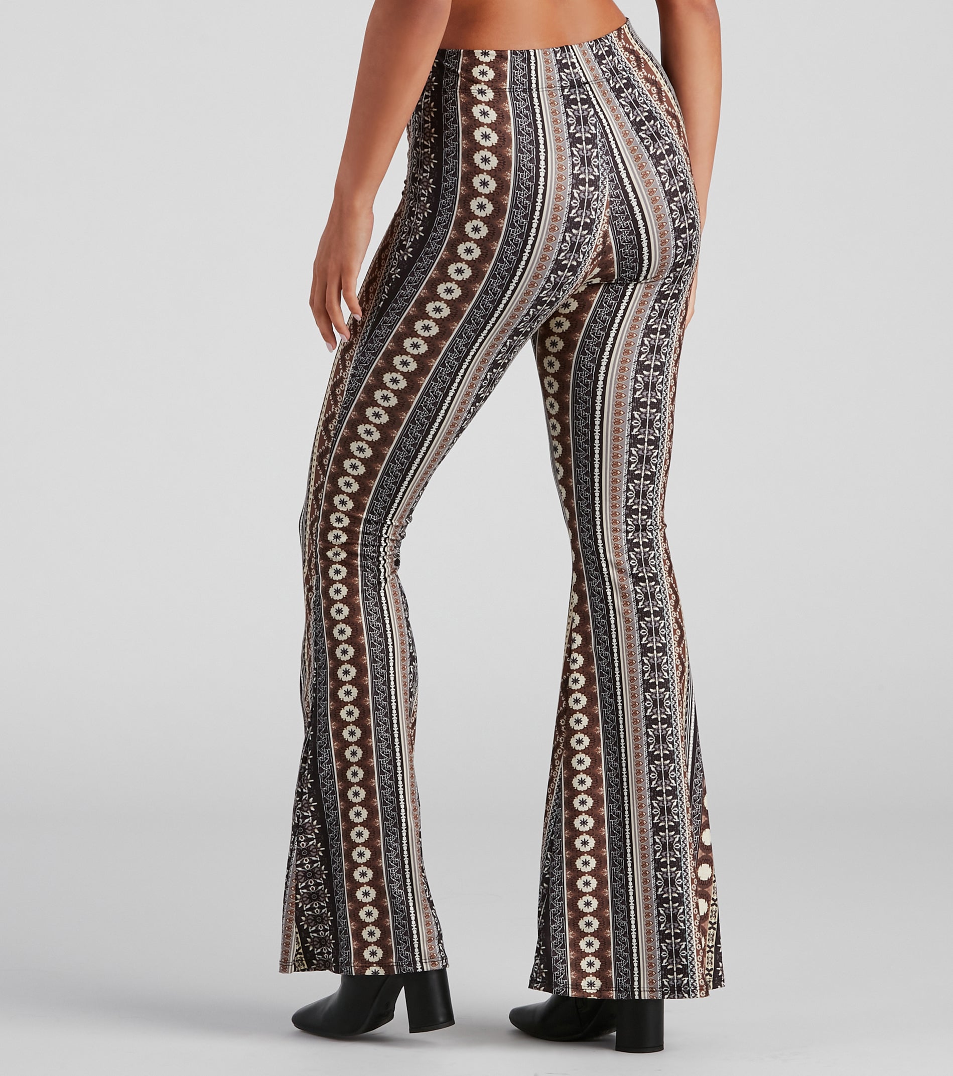 Wander Spirit Lace-Up Flare Pants