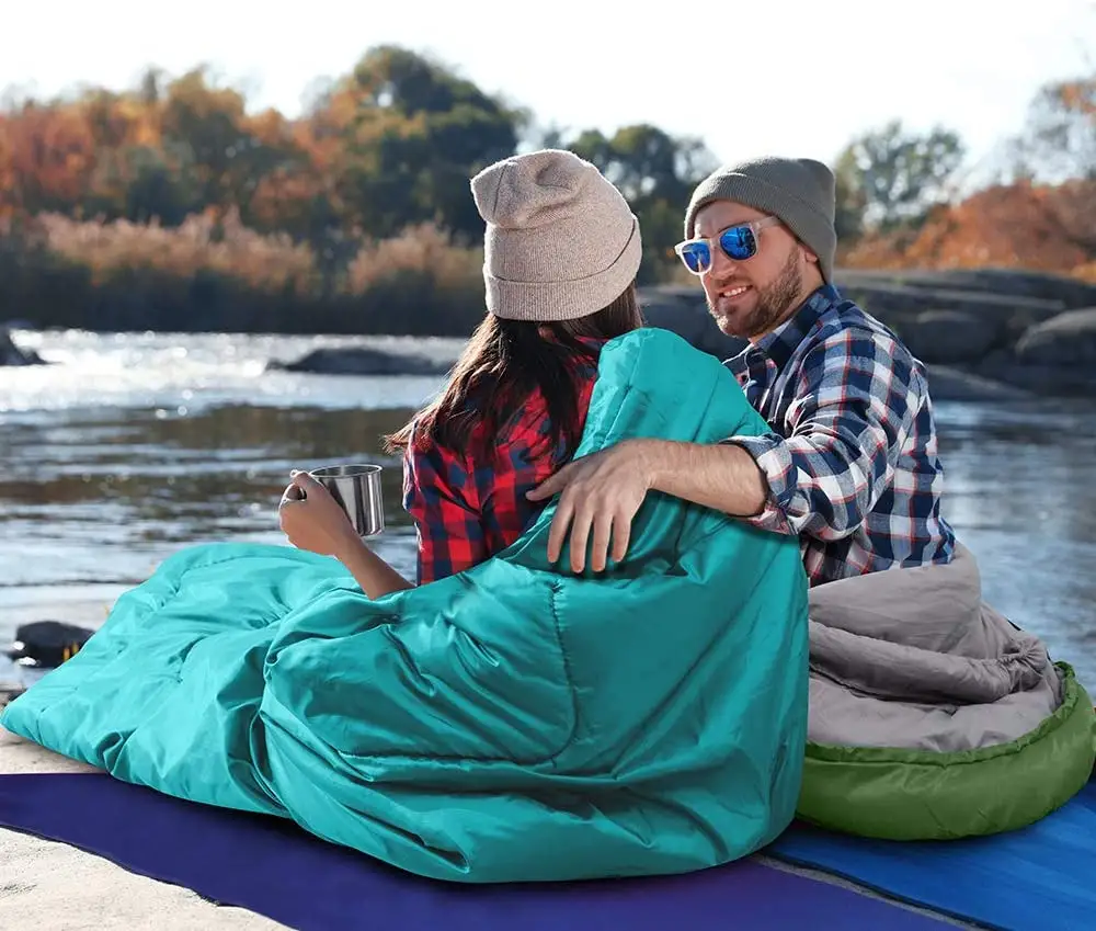 Sleeping Bag for Adults  3 Season Warm  cold Weather  Lightweight Backpacking Sleeping Bag  Compact