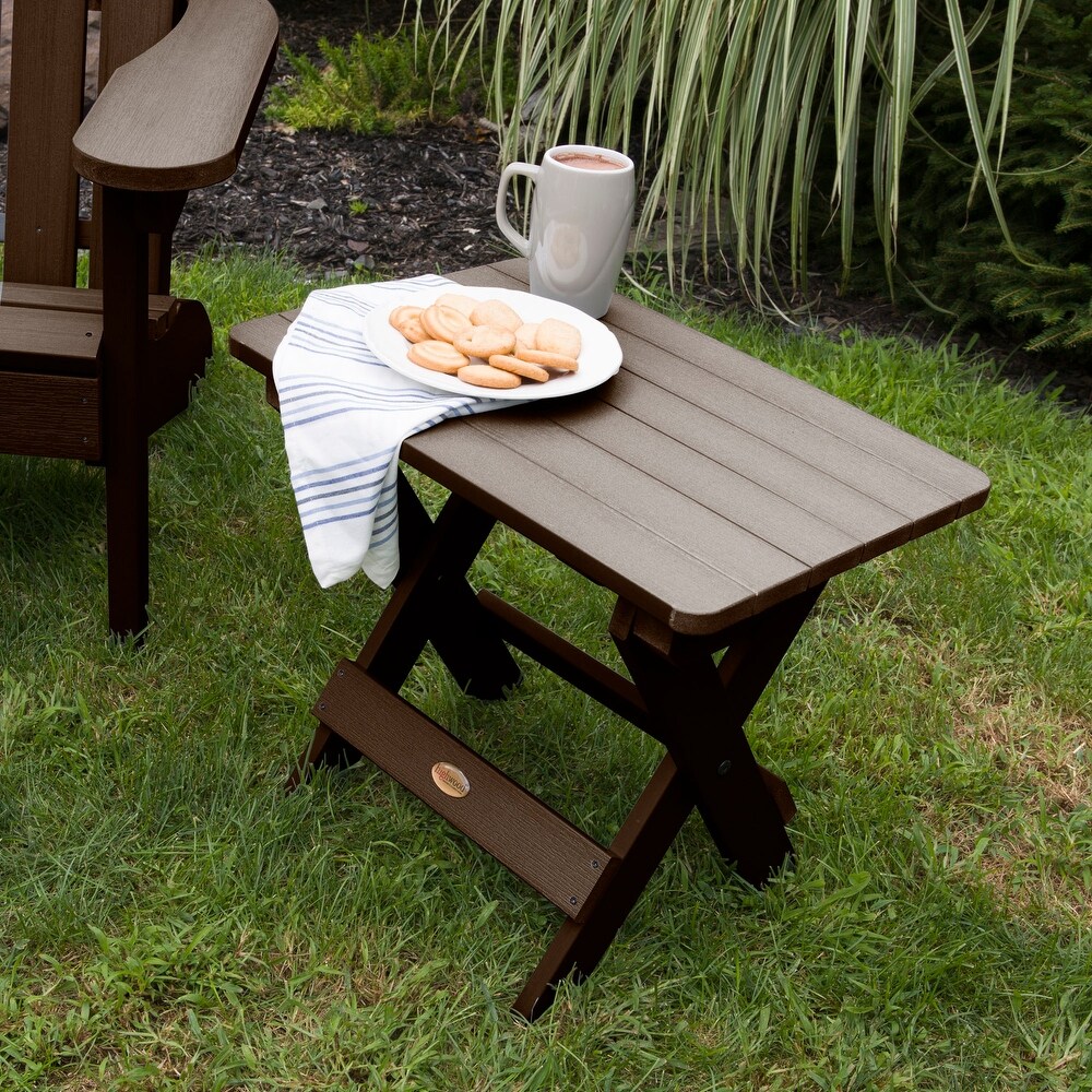 Outdoor Folding Adirondack Table