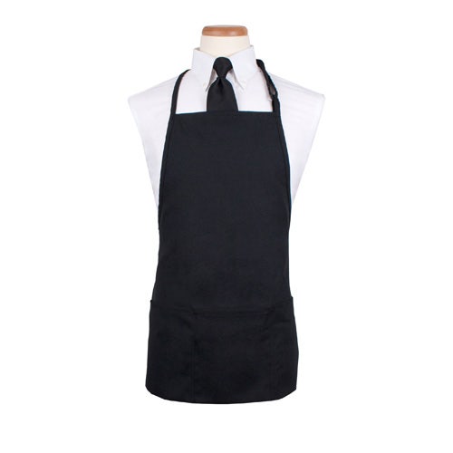 Ritz 3PBIA - Short Bib Apron， Black